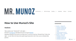 Desktop Screenshot of mr-munoz.com