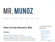 Tablet Screenshot of mr-munoz.com